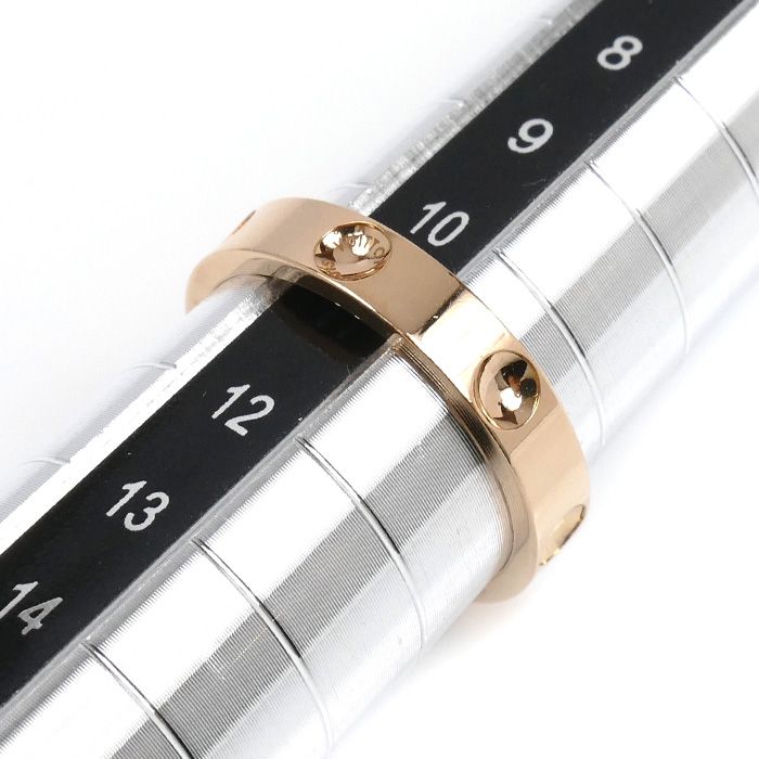 Louis Vuitton 18K Pink Gold Pink Gold Petite Berg Empreinte Ring - Ring #11 51