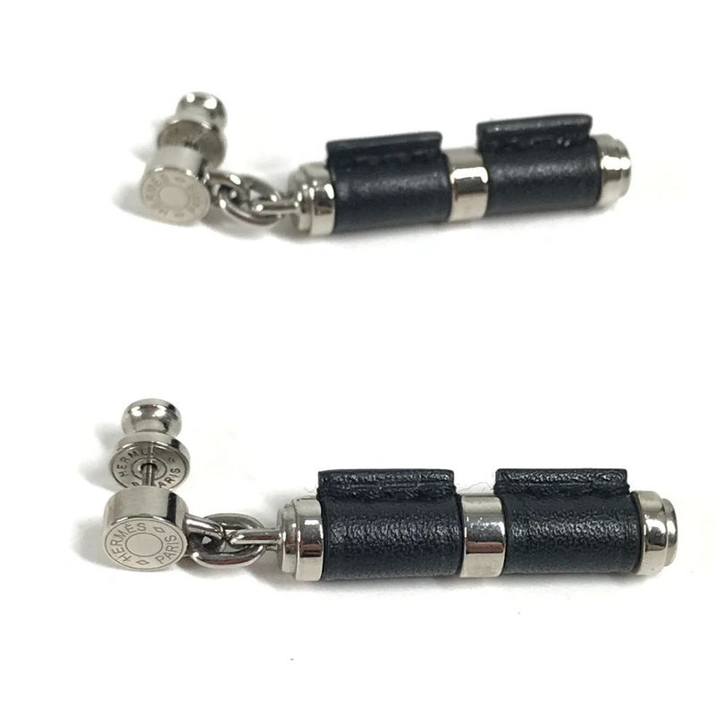 Hermes Earrings Charnière PM Charnière PM Swift Black