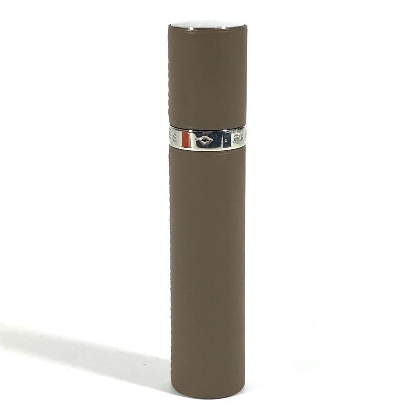 Hermes Accessory Case Atomizer Leather Etoupe Gray