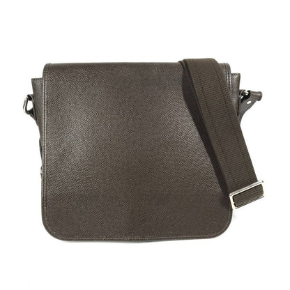 Louis Vuitton Shoulder Bag Andrei M32488 Taiga Leather Grizzly Brown