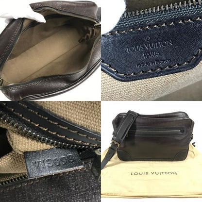 Louis Vuitton Shoulder Bag Reporter M95791 Utah Leather Cafe Brown