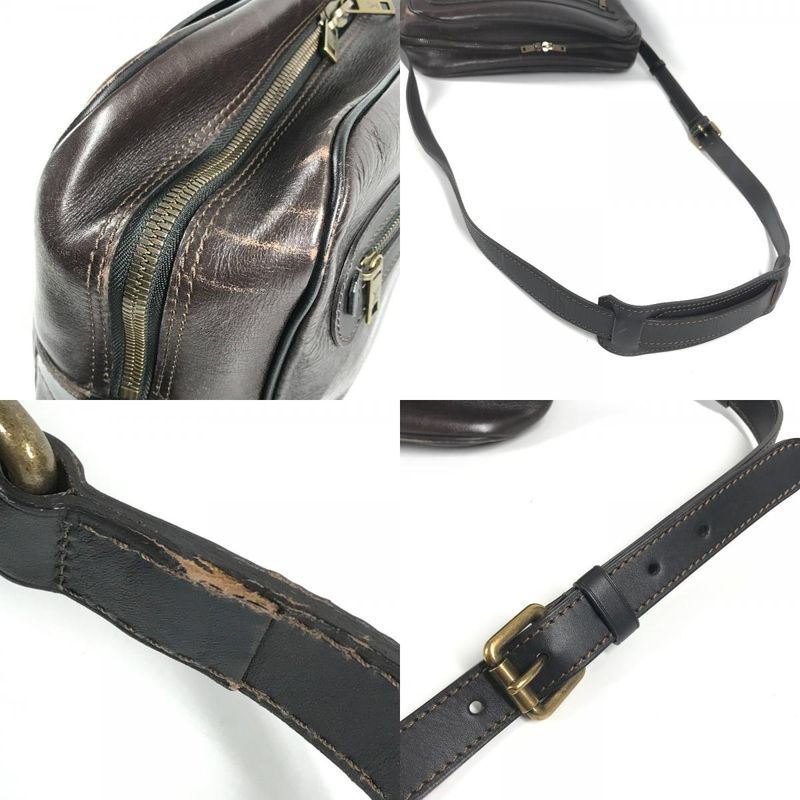 Louis Vuitton Shoulder Bag Reporter M95791 Utah Leather Cafe Brown