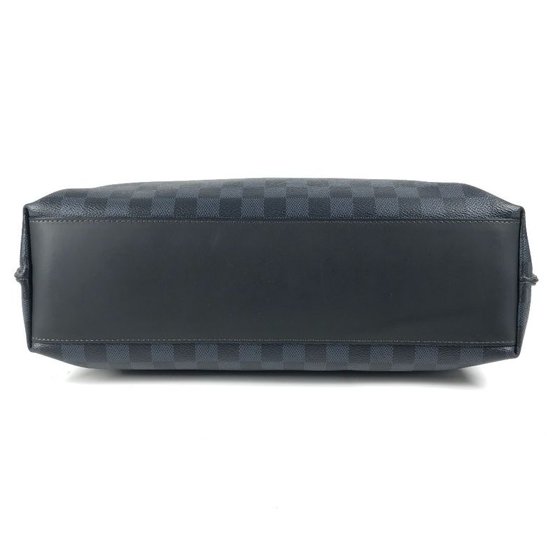 Louis Vuitton Shoulder Bag Cabas Voyage N41397 Damier Cobalt Canvas Navy