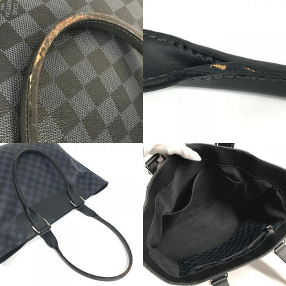 Louis Vuitton Shoulder Bag Cabas Voyage N41397 Damier Cobalt Canvas Navy