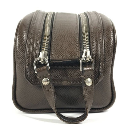 Louis Vuitton Second Bag Trousse Ivan M32498 Taiga Leather Grizzly Brown