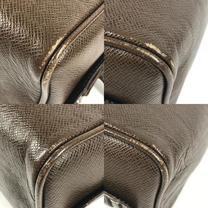 Louis Vuitton Second Bag Trousse Ivan M32498 Taiga Leather Grizzly Brown