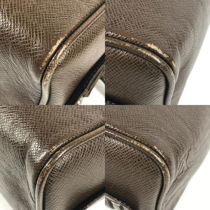 Louis Vuitton Second Bag Trousse Ivan M32498 Taiga Leather Grizzly Brown