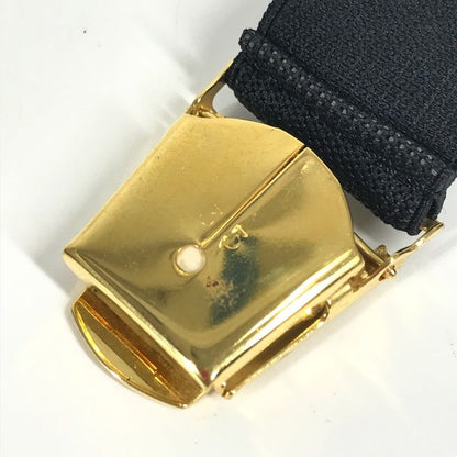 Chanel Bracelet Belt Armband Rubber Black