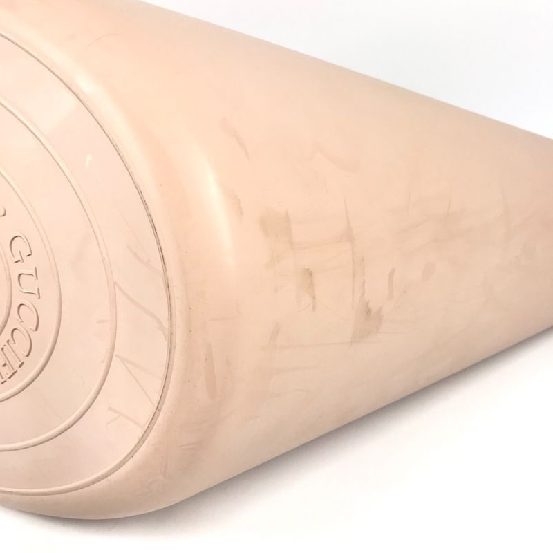 Gucci Handbag Bucket Bag Logo Laundry Bag 511261 Rubber Beige