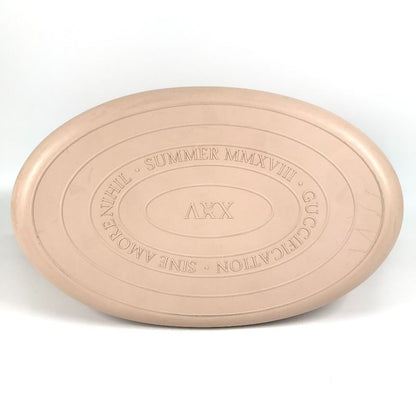 Gucci Handbag Bucket Bag Logo Laundry Bag 511261 Rubber Beige