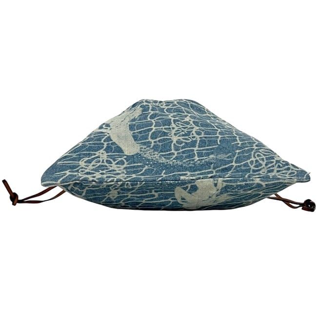 Loewe Drawstring Pouch Light Blue Paurazibiza Clutch Bag Denim