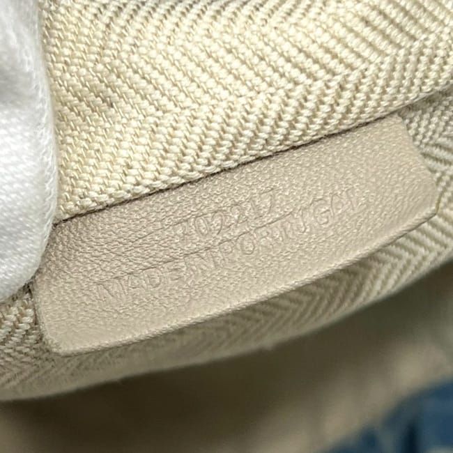 Loewe Drawstring Pouch Light Blue Paurazibiza Clutch Bag Denim