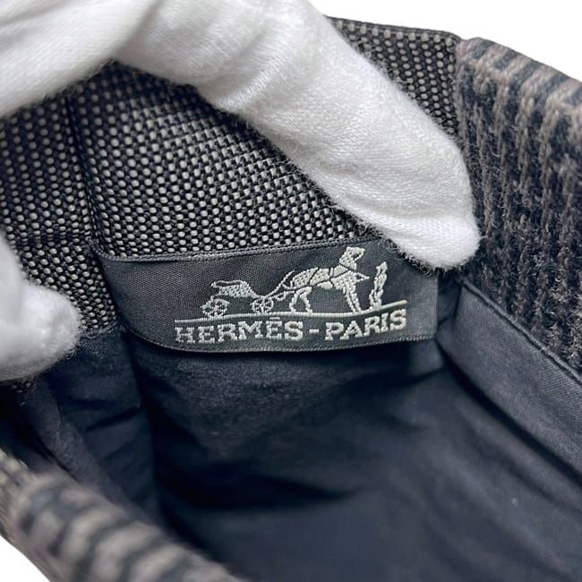 Hermes Shoulder Bag Yale Pochette Gray Her Line Excellent Condition