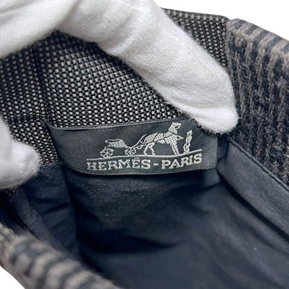 Hermes Shoulder Bag Yale Pochette Gray Her Line Excellent Condition