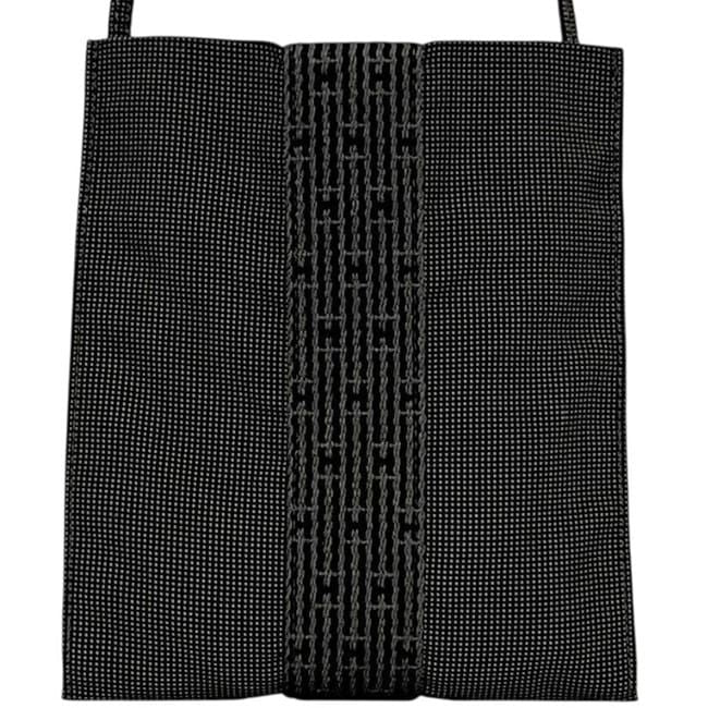 Hermes Shoulder Bag Yale Pochette Gray Her Line Excellent Condition