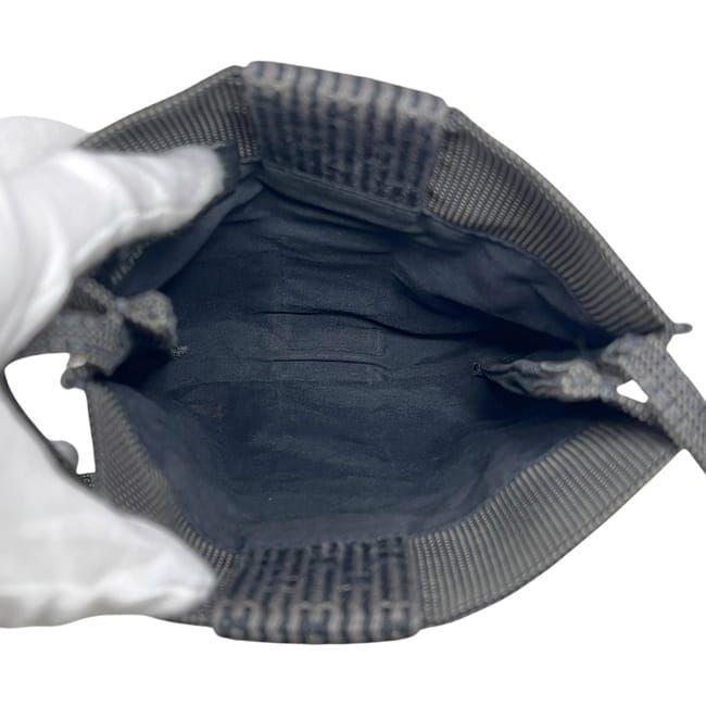 Hermes Shoulder Bag Yale Pochette Gray Her Line Excellent Condition