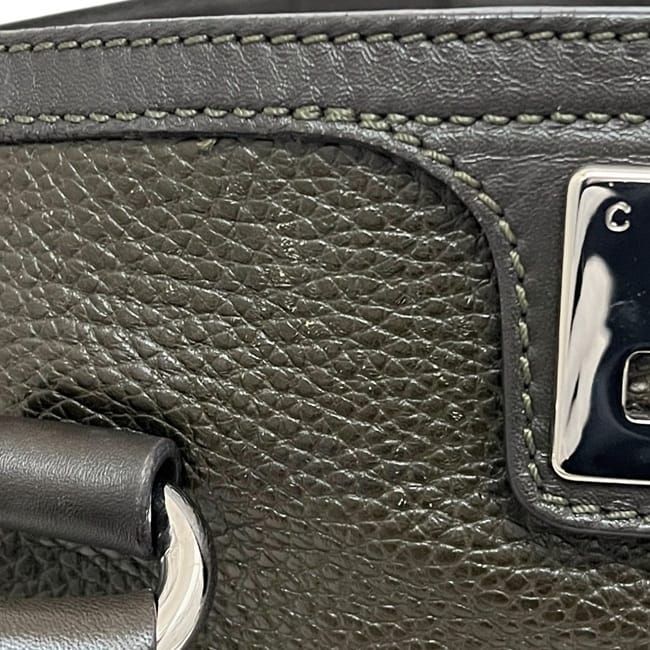 Celine Tote Bag Brown Excellent Condition Leather Preowned Celine