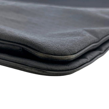 Loewe Garment Case Black Anagram Costume Bag Leather Preowned