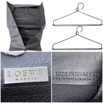 Loewe Garment Case Black Anagram Costume Bag Leather Preowned