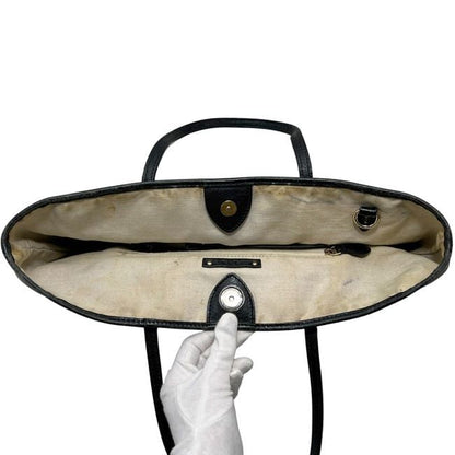 Celine Tote Bag Sulky Tote Gray Black Light PVC Leather