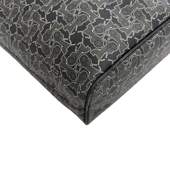 Celine Tote Bag Sulky Tote Gray Black Light PVC Leather