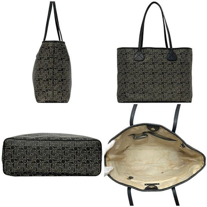 Celine Tote Bag Sulky Tote Gray Black Light PVC Leather