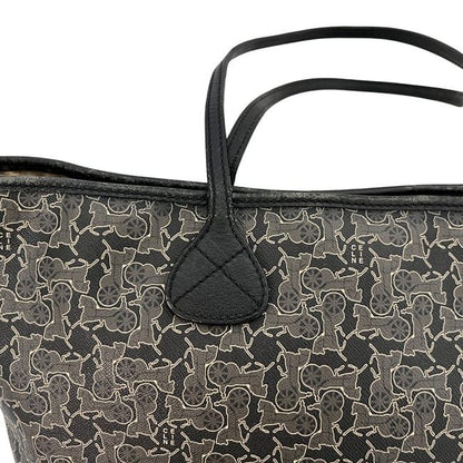 Celine Tote Bag Sulky Tote Gray Black Light PVC Leather