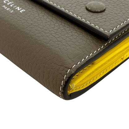 Celine Trifold Wallet Small Trifold Wallet Gray
