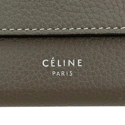 Celine Trifold Wallet Small Trifold Wallet Gray