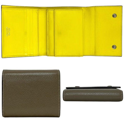 Celine Trifold Wallet Small Trifold Wallet Gray