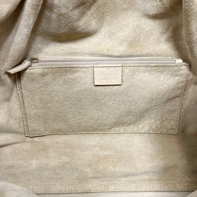 Gucci Tote Bag Beige 100015 8003754970 Excellent Condition