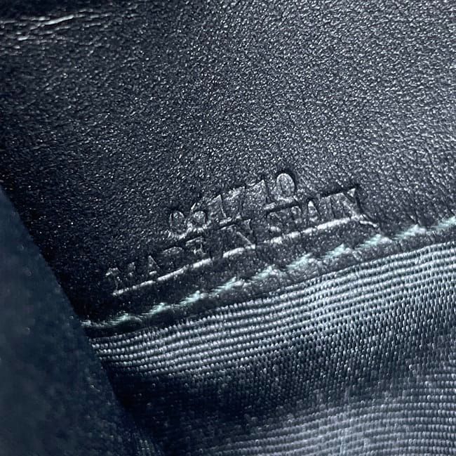 Loewe Bifold Long Wallet In Navy Linen Anagram 101.88.978