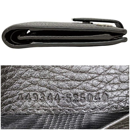 Gucci Trifold Wallet Brown Interlocking 449344 Excellent Condition Billing