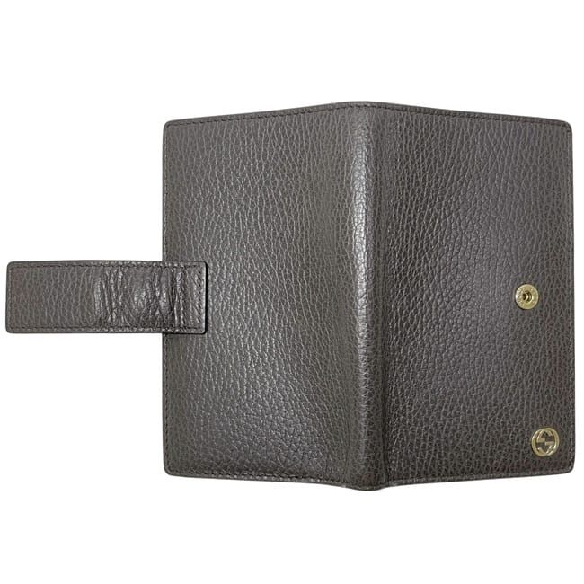 Gucci Trifold Wallet Brown Interlocking 449344 Excellent Condition Billing