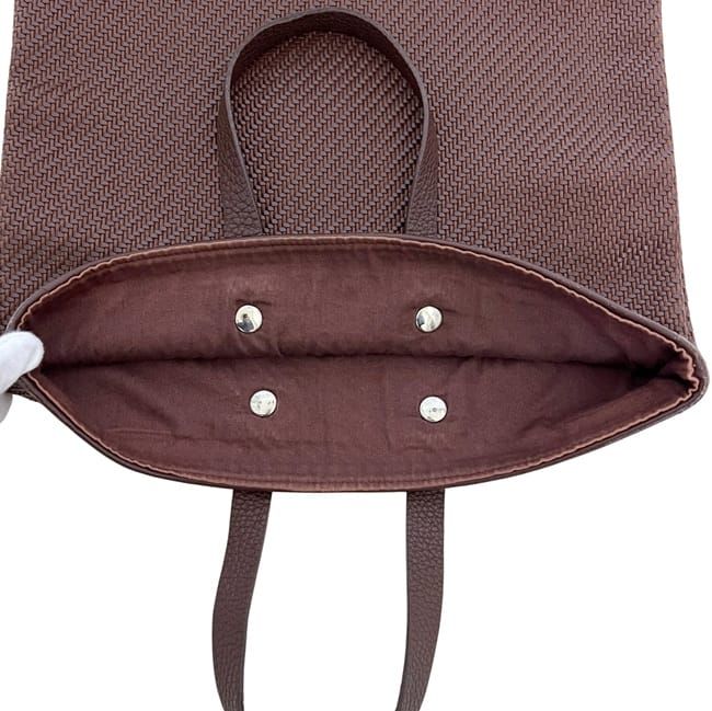 Hermes Tote Bag Amedaba Diago GM Brown Excellent Condition Preowned Leather