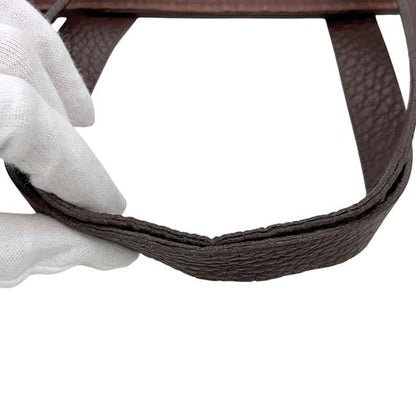 Hermes Tote Bag Amedaba Diago GM Brown Excellent Condition Preowned Leather