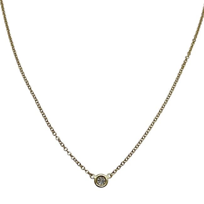 Tiffany & Co Bytheyard Necklace Yellow Gold Elsa Peretti