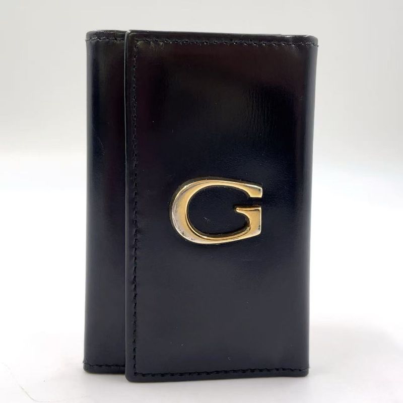 Gucci Horsebit Suede Black Key Case 0330416