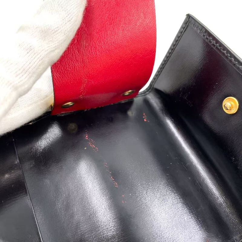 Gucci Horsebit Suede Black Key Case 0330416