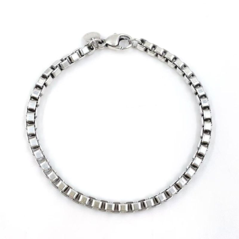 Tiffany & Co Venetian Chain Sv925 Silver Bracelet Silver