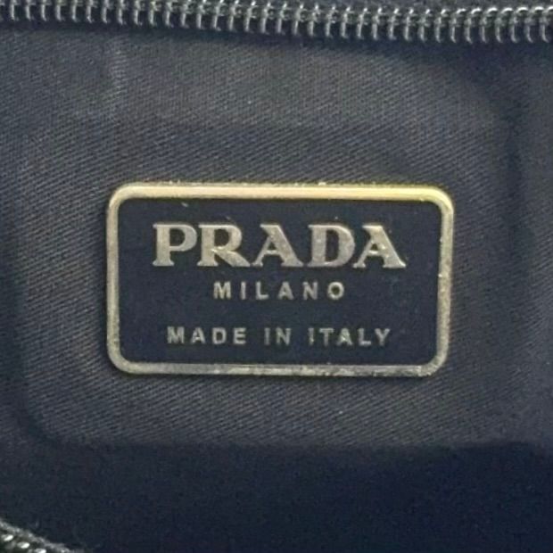 Prada Leather Khaki Green Tote Bag