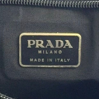 Prada Leather Khaki Green Tote Bag