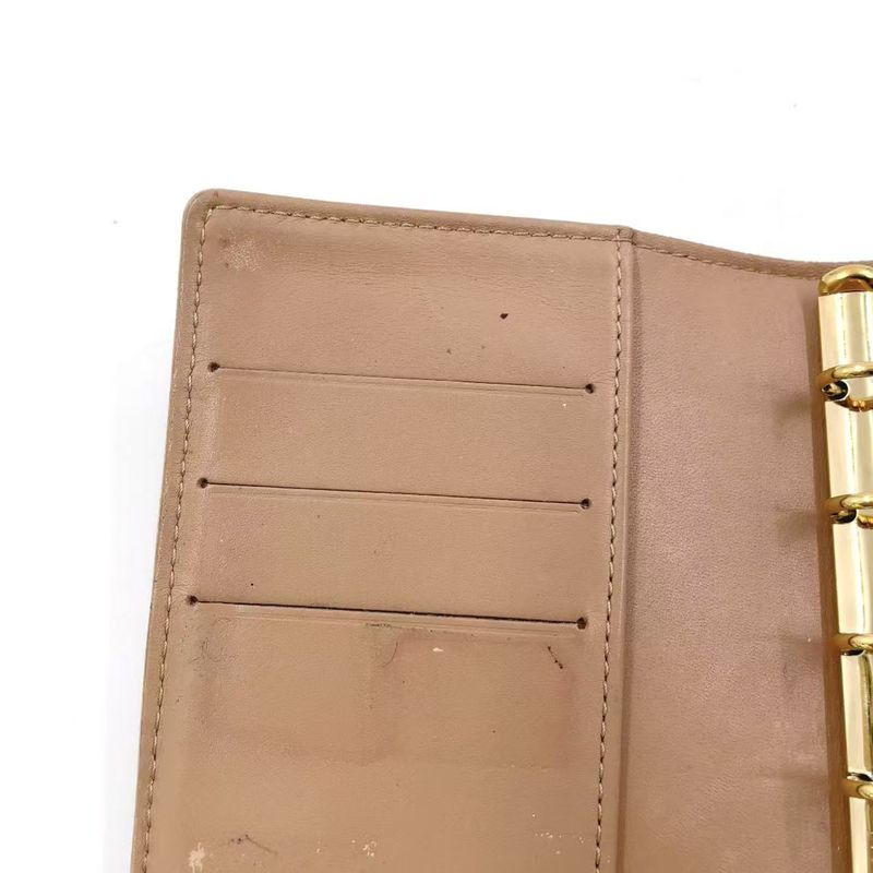 Louis Vuitton Agenda PM 6-hole System Organizer Monogram Vernis Enamel Leather