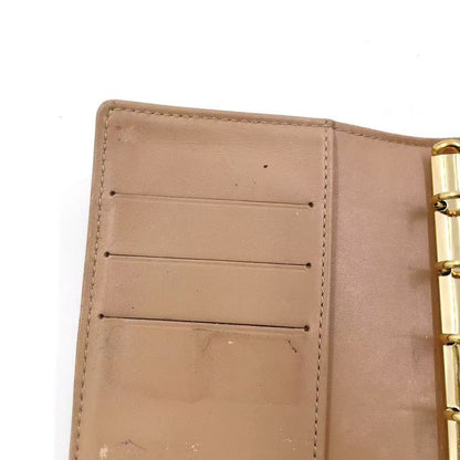Louis Vuitton Agenda PM 6-hole System Organizer Monogram Vernis Enamel Leather