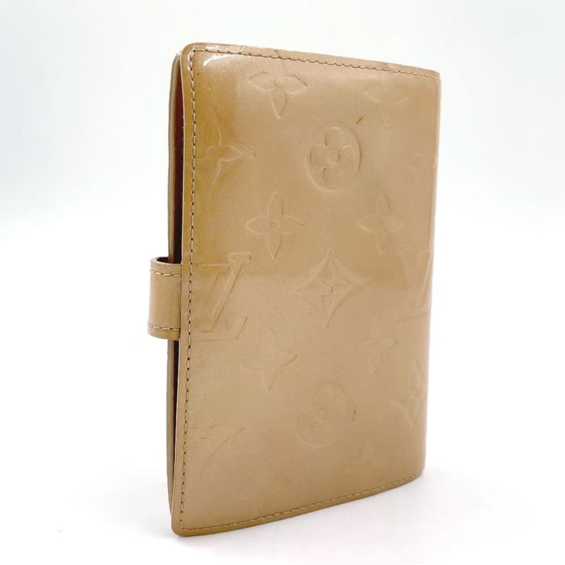 Louis Vuitton Agenda PM 6-hole System Organizer Monogram Vernis Enamel Leather