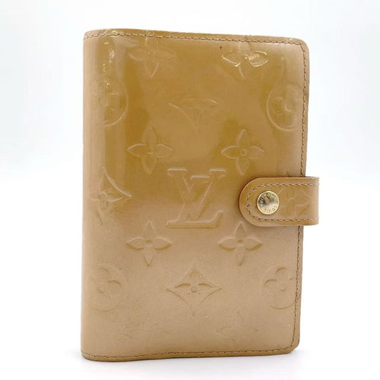 Louis Vuitton Agenda PM 6-hole System Organizer Monogram Vernis Enamel Leather