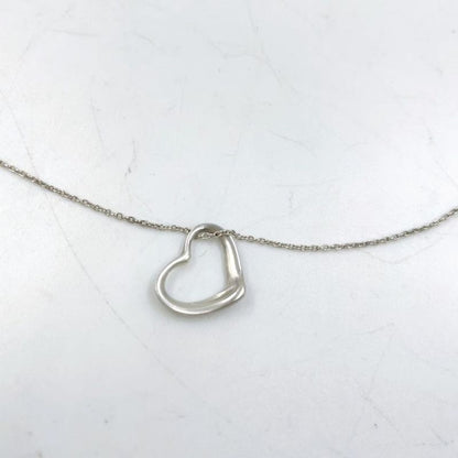 Tiffany & Co Open Heart Sv925 Silver Necklace Silver