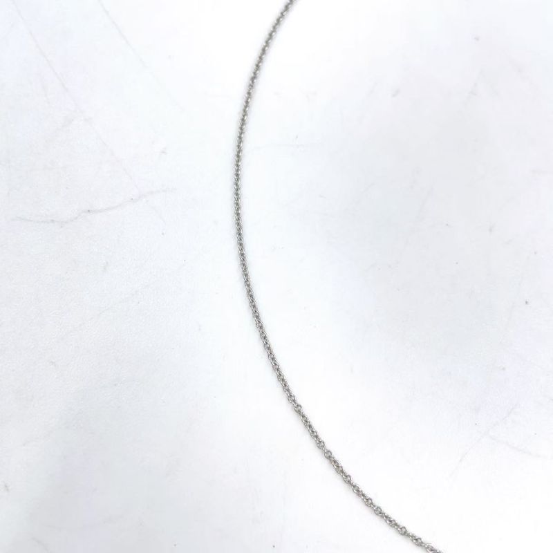 Tiffany & Co By-the-yard Single Diamond Pendant D0.17ct Pt950 X Diamond Clear X