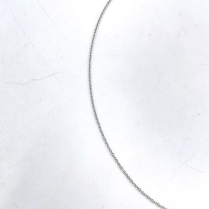 Tiffany & Co By-the-yard Single Diamond Pendant D0.17ct Pt950 X Diamond Clear X