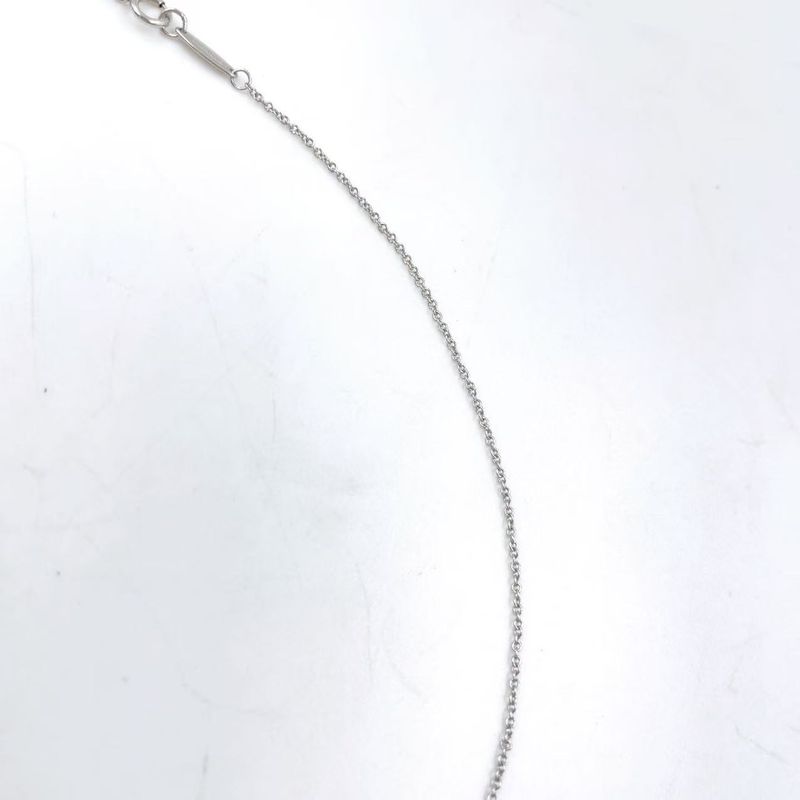 Tiffany & Co By-the-yard Single Diamond Pendant D0.17ct Pt950 X Diamond Clear X